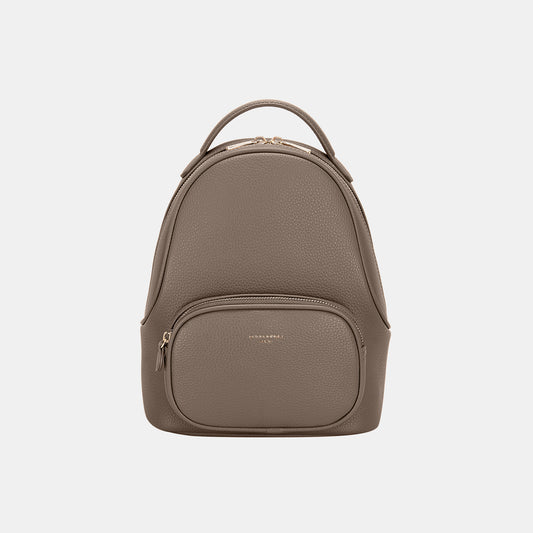 David Jones PU Leather Handle Backpack Trendsi