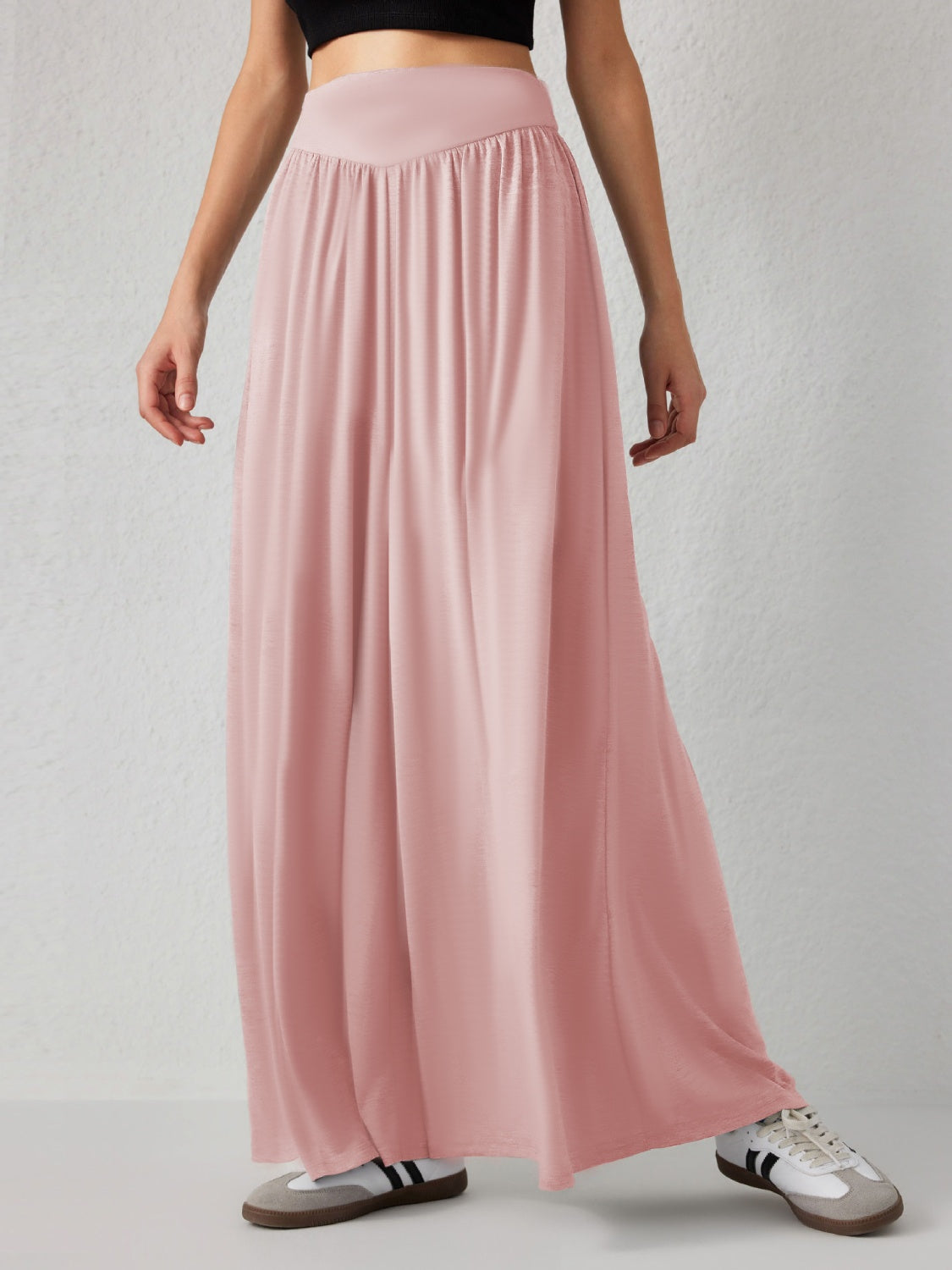 High Waist Wide Leg Pants Trendsi