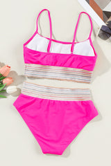 Scoop Neck Spaghetti Strap Two-Piece Swim Set - Flyclothing LLC