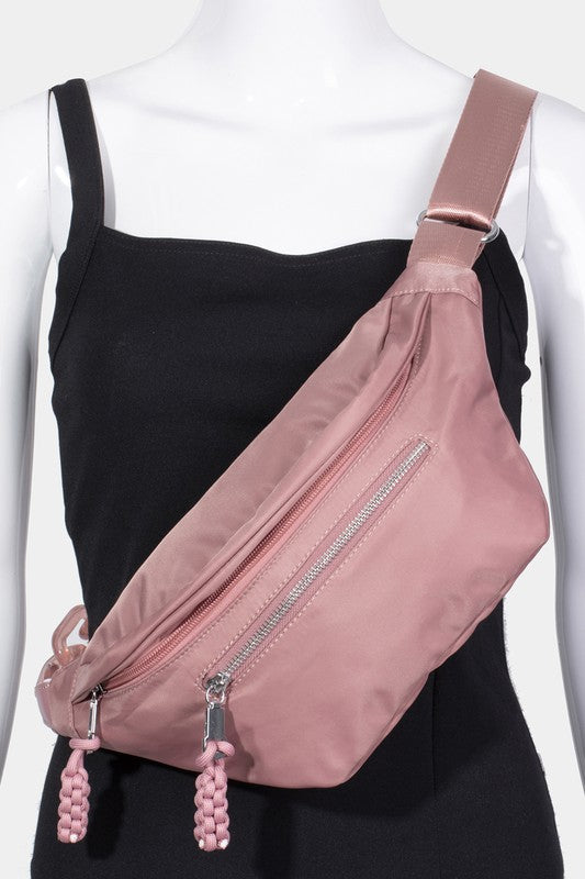 Bolso bandolera de nailon Fame con correa ajustable