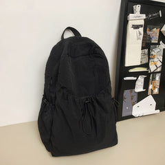 Drawstring Nylon Backpack Bag - Trendsi