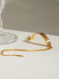 18K Gold-Plated Stainless Steel Bracelet - Trendsi