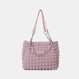 Bubble Textured Tote Bag - Trendsi