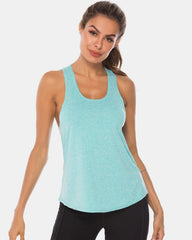 Full Size Scoop Neck Wide Strap Active Tank Trendsi