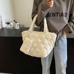 Polyester Medium Tote Bag - Trendsi