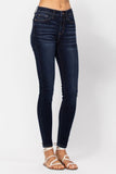 Judy Blue Full Size High Waist Handsand Skinny Jeans - Trendsi