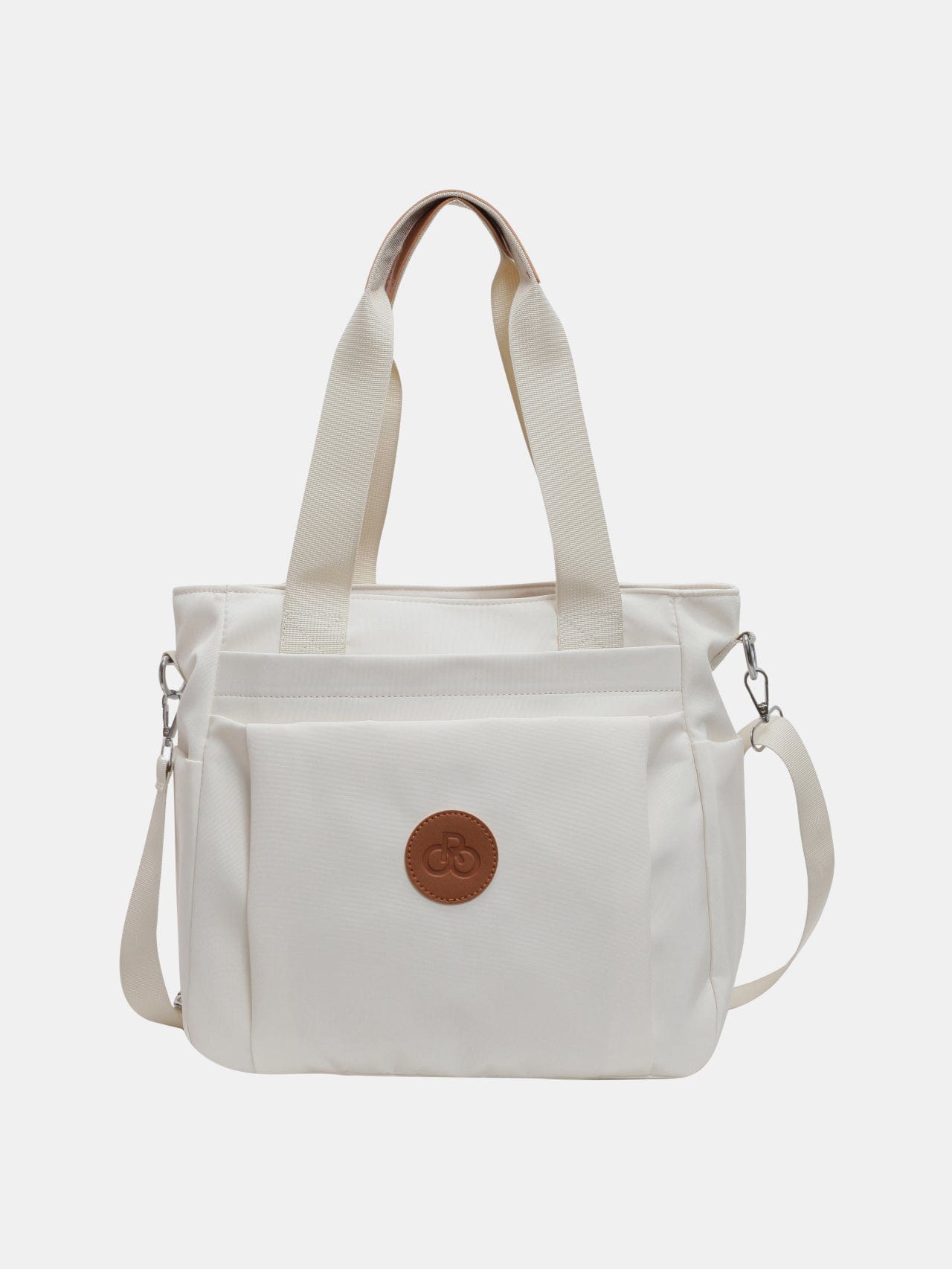 Nylon Solid Color Tote Bag - Trendsi