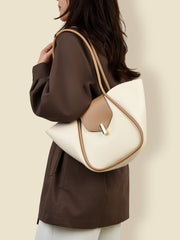 PU Leather Shoulder Bag with Pouch - Trendsi