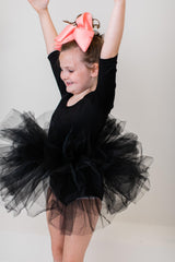 Black 3/4 Tutu Leotard - Mila & Rose ®