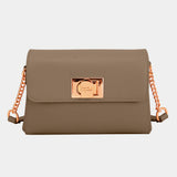 David Jones PU Leather Crossbody Bag Trendsi