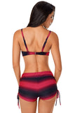 Drawstring Sweetheart Neck Bikini Set - Flyclothing LLC