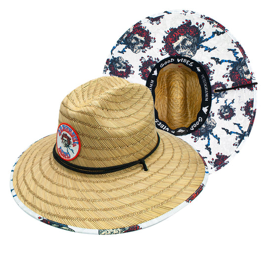 Peter Grimm Skull N Roses Lifeguard Hat