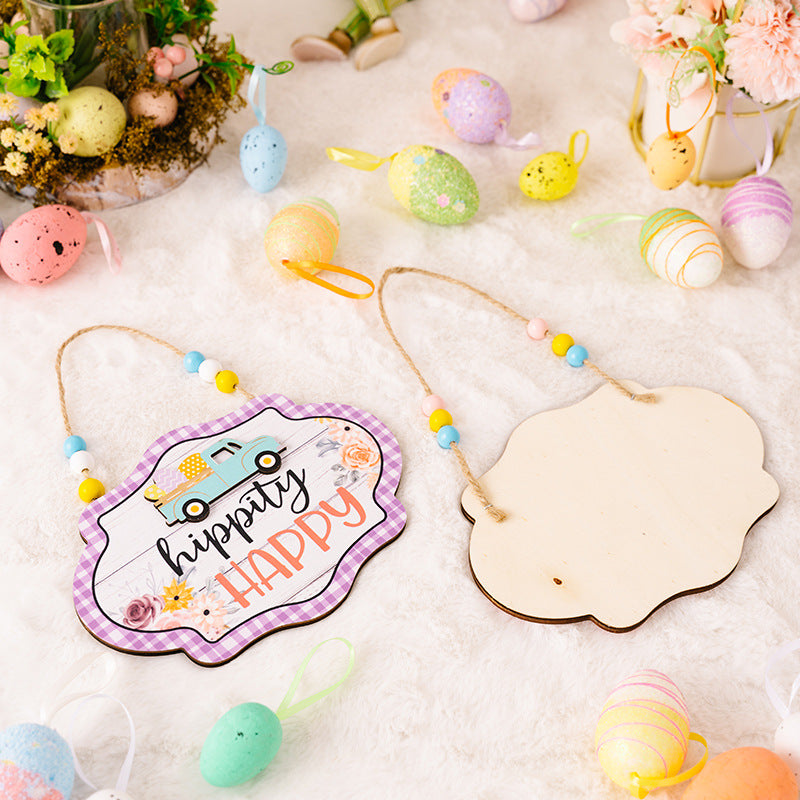 Easter Wooden Bead Hanging Widget - Flyclothing LLC