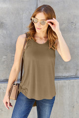 Basic Bae Full Size Round Neck Tank - Flyclothing LLC