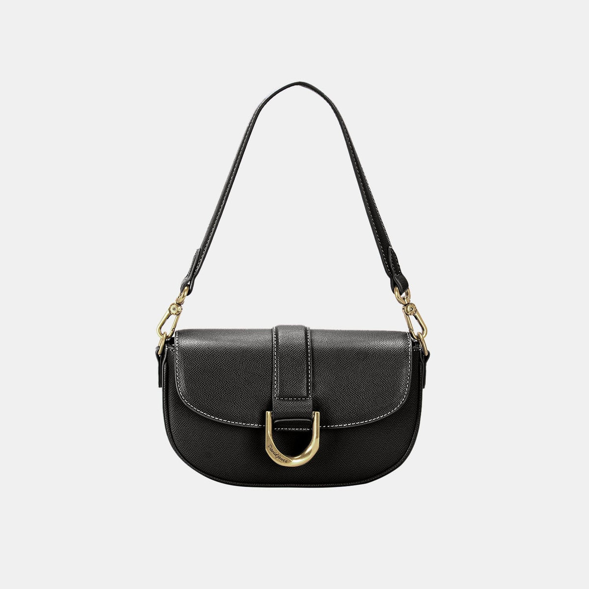 David Jones PU Leather Shoulder Bag - Trendsi