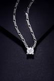 2 Carat Moissanite 925 Sterling Silver Pendant Necklace - Flyclothing LLC