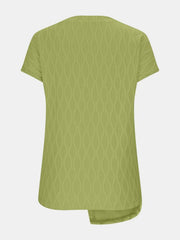 Full Size Round Neck Short Sleeve T-Shirt Trendsi