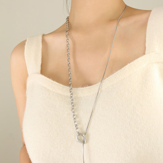 Titanium Steel Chain Necklace Trendsi