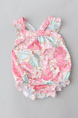 Beach Daze Ruffle Cross Back Romper - Mila & Rose ®