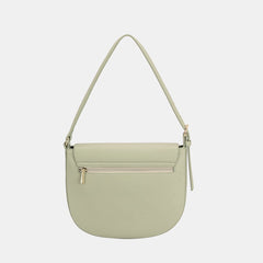 David Jones Metal Buckle Shoulder Bag - Trendsi