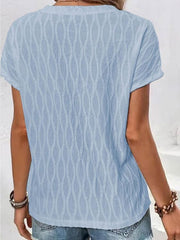 Full Size Round Neck Short Sleeve T-Shirt Trendsi