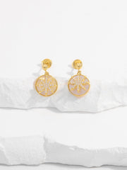 18K Gold-Plated 925 Sterling Silver Star Shape Earrings - Trendsi