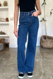 Judy Blue Full Size High Rise Straight Jeans - Trendsi