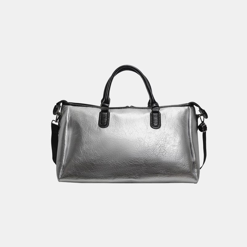 PU Leather Oversize Travel Bag - Trendsi