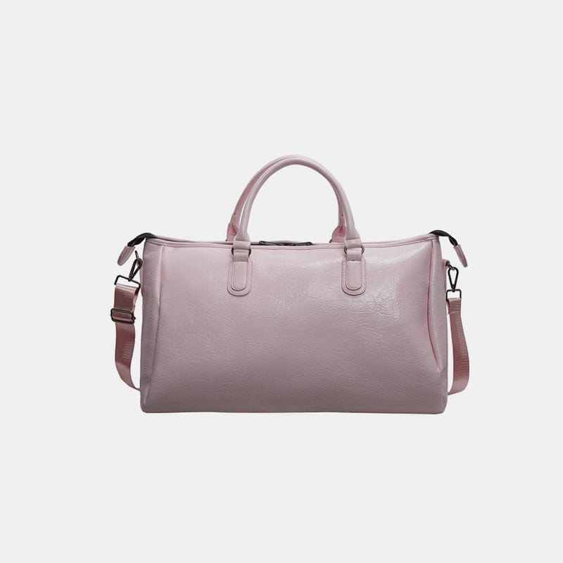 PU Leather Oversize Travel Bag - Trendsi