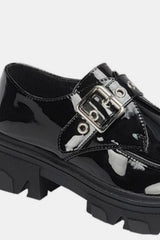 Forever Link Buckled Platform Lug Sole Loafers