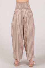 SAGE + FIG Cotton Gauze Wash Stripe Pants Trendsi