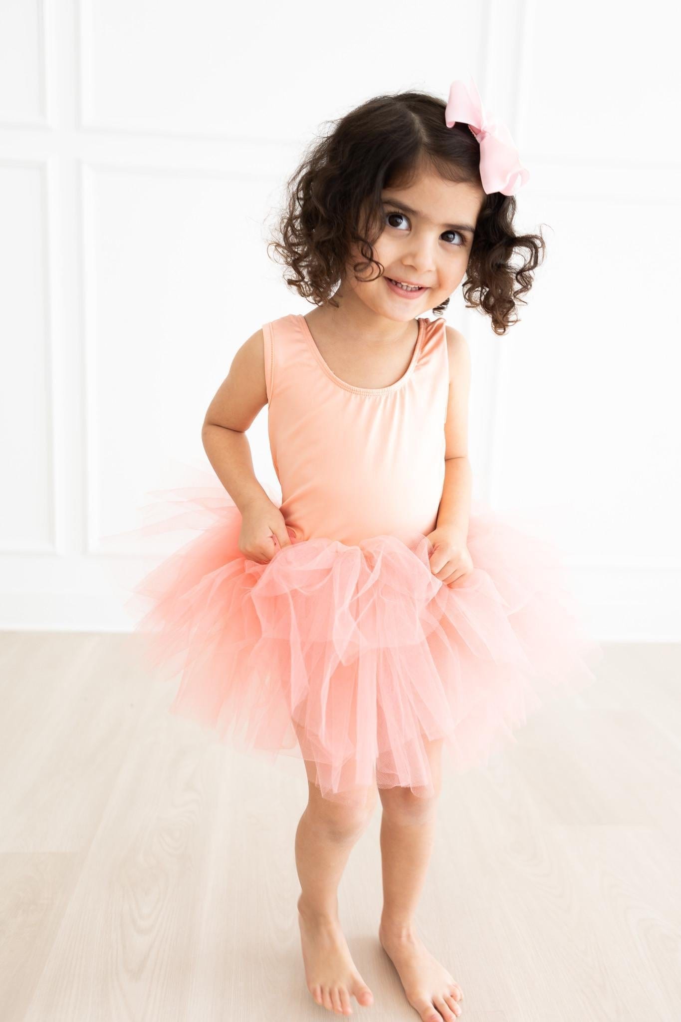 Bright Peach Tank Tutu Leotard - Mila & Rose ®