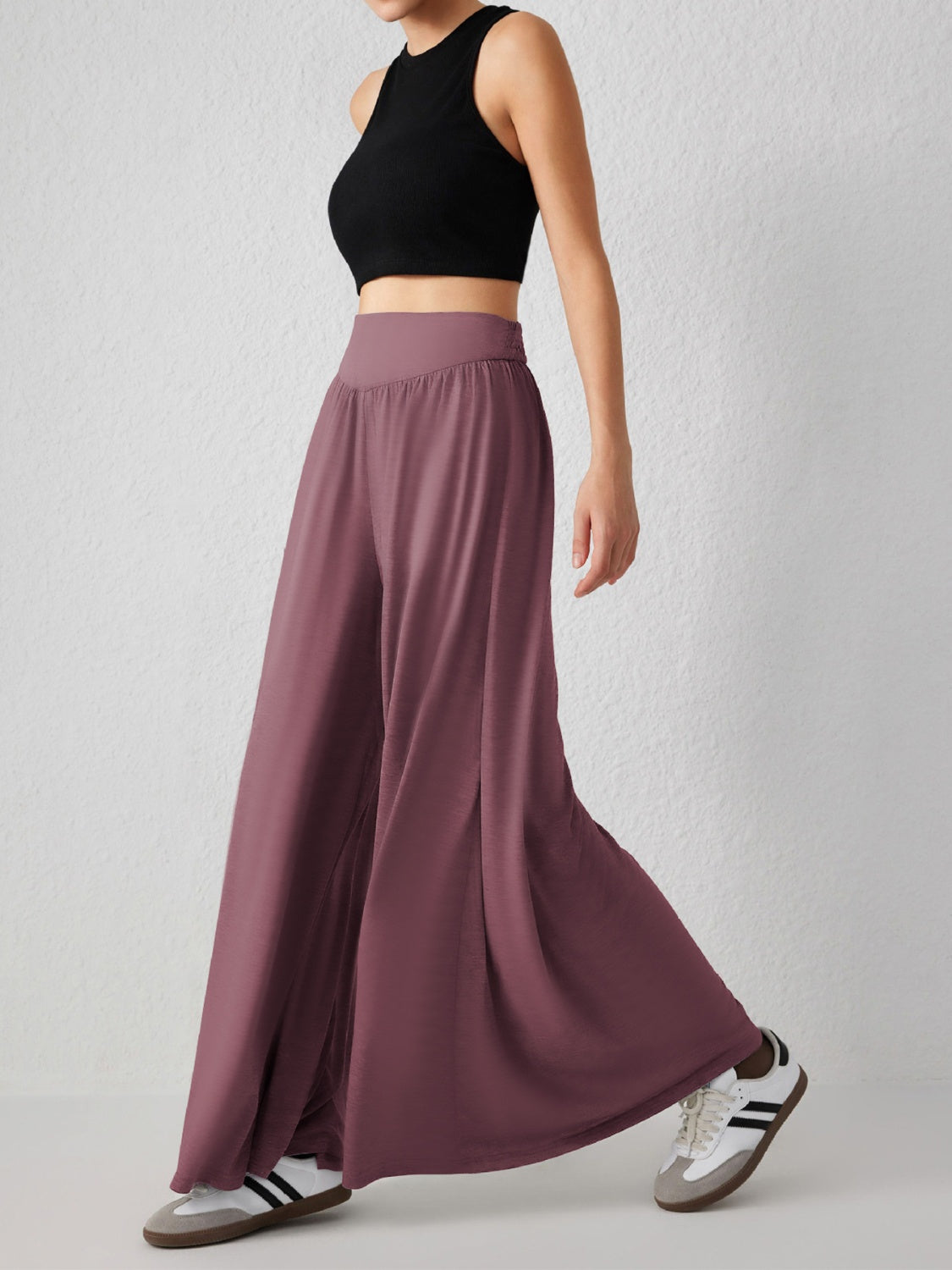 High Waist Wide Leg Pants Trendsi