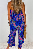 Printed Tube Jumpsuit Trendsi