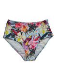 Printed Surplice Wide Strap Two-Piece Swim Set - Flyclothing LLC