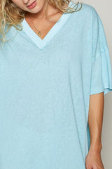 POL V-Neck Half Sleeve T-Shirt