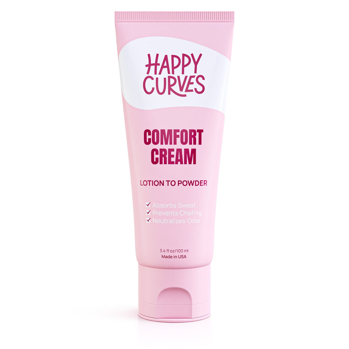 Crema reconfortante Happy Curves | Loción protectora contra el sudor y control del olor