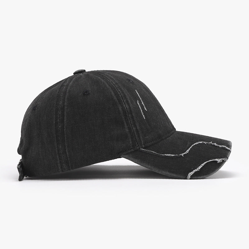 Raw Hem Adjustable Cap Trendsi