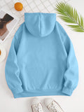 Drawstring Dropped Shoulder Hoodie - Flyclothing LLC