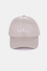 Zenana PARIS Embroidered Baseball Cap