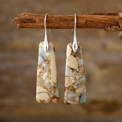 Copper Natural Stone Earrings - Trendsi