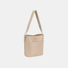 David Jones PU Leather Shoulder Bag - Trendsi