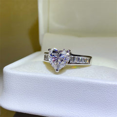 3 Carat Moissanite 925 Sterling Silver Ring Trendsi