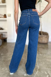 Judy Blue Full Size High Rise Straight Jeans - Trendsi