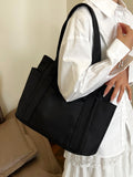 Oxford Cloth Tote Bag with Zipper