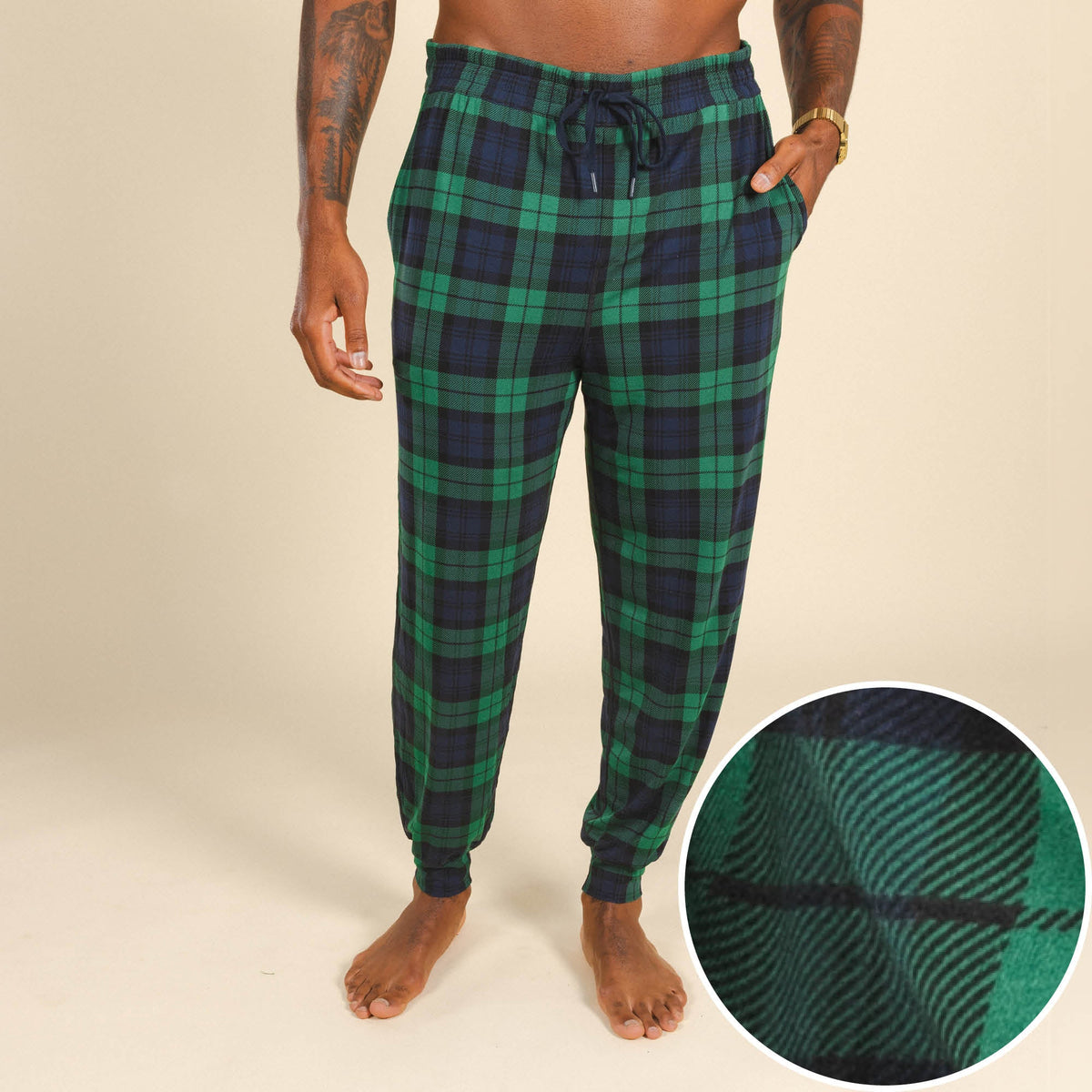 The Black Watch | Tartan Plaid SleepDeep™ Men’s Pajama Joggers