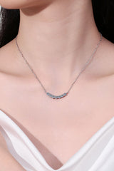 1.4 Carat Moissanite 925 Sterling Silver Necklace - Trendsi