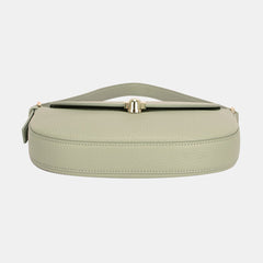 David Jones Metal Buckle Shoulder Bag - Trendsi