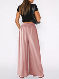 High Waist Wide Leg Pants Trendsi