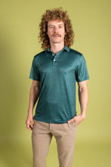 The Green Tea | Golf Holes Topography Men’s Polo